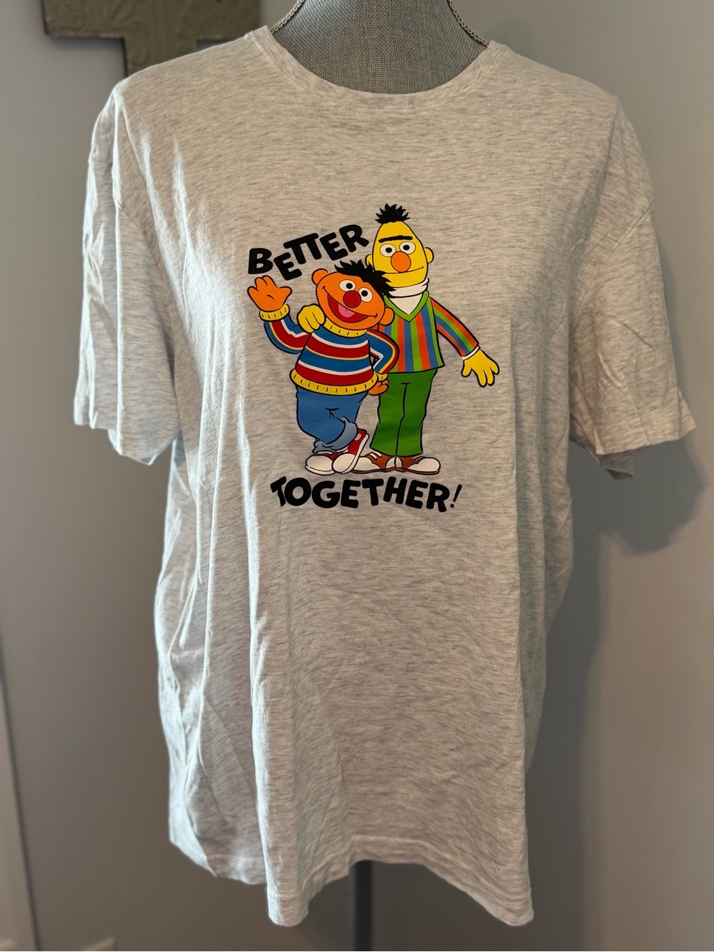 PEACE COLLECTIVE Bert & Ernie ‘Better Together’ T-Shirt pride whimsy